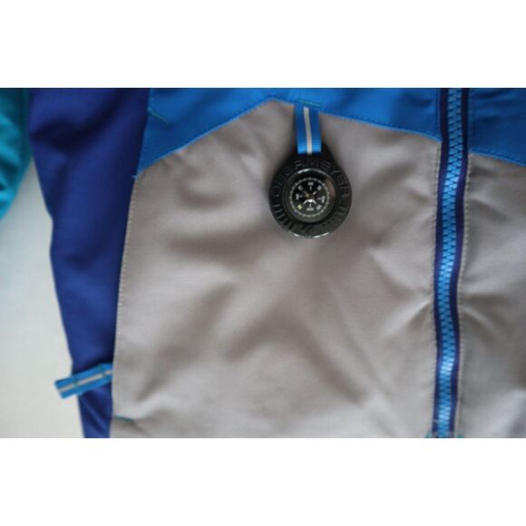 Obermeyer 61076-23003 Kid's Sz 7 Stone/Blue Altair Insulated Snow Jacket - Picture 9 of 16